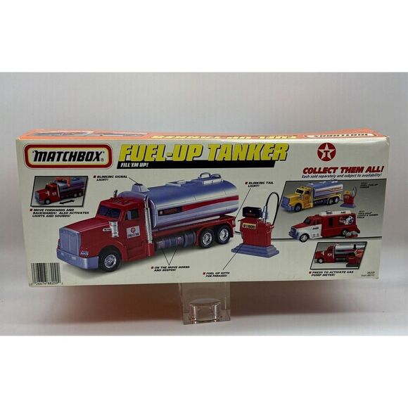 Vintage‎ 2000 Mattel Matchbox Texaco Oil Fuel Up Tanker Truck Original Packaging - Picture 2 of 3